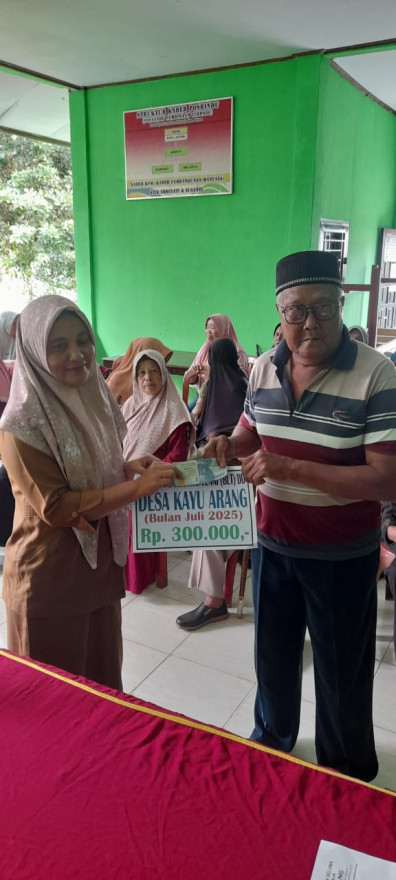Penyaluran BLT-DD Bulan Juli Tahun 2025 Desa Kayu Arang